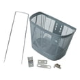 thumbnail image 2 of Siruishop Front Bike Basket Carrier,Container Storage Basket for Mountain Road Bike Riding Gray, 2 of 8