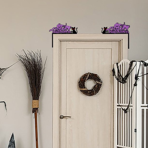 Pegatinas de pared para Halloween, decoraciones para marcos de puertas, esquinas de puertas, esquinas de ventanas, adornos de telarañas, decoraciones para el hogar para festivales de fantasmas, murcié