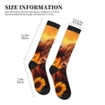 thumbnail image 5 of Bixox Vintage Sunflower Cow A Print Compression Socks,Compression Socks Women & Men Circulation for Medical,Running,Athletic, 5 of 7