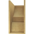 thumbnail image 4 of 12"W x 24"D x 24"H Classic Ridgewood Rough Cedar Woodgrain TimberThane Corbel, Primed Tan, 4 of 6
