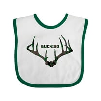 Inktastic Buck:30 in Camo Boys or Girls Baby Bib