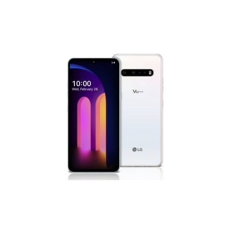 Pre-Owned LG V60 ThinQ 5G, Verizon Only 128GB, White, 6.8 in (Refurbished: Good)