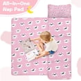 thumbnail image 4 of Pink Halloween Skulls Toddler Nap Mats for Kids Preschool,60"x20" Sleeping Mat Bag or Kids,Toddler Sleeping Bag,Toddler Nap Mat or Daycare, 4 of 6