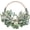 Green, variant on 2 count 16" Artificial Eucalyptus Wreaths - Wooden Bead & Lamb's Ear Spring Wreaths for Front Door, Wall Decor, Holiday Party