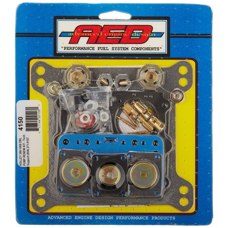 01 Multifunction Color Display - 4150 Ultimate Holley Double Pumper Carburetor Kit, Kits are attractively skin packaged in multi color layouts for a great point of purchase display By AED
