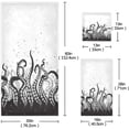 thumbnail image 3 of Coolnut 3 Piece Bath Towel Set, Soft Bathroom Towels Octopus Tentacles Curl Towels Fashion Print Quality Towels (Set of 3, 1 Bath Towel, 1 Hand Towel & 1 Washcloth) Washcloth Gift, 3 of 7