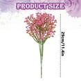 thumbnail image 2 of Artificial Baby’s Breath Bouquet – 12 Stems Multi-Color Foam Gypsophila for Wedding Bouquets, Table Centerpieces & Home Decor (No Maintenance), 2 of 3