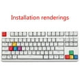 thumbnail image 5 of 9 Key Keycap WASD Mechanical Keyboard Keycaps OEM Profile PBT RGBY Modifiers, 5 of 6