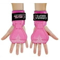 thumbnail image 3 of Grip Power Pads Cobra Grips Padded Unisex Neoprene Pink Weight Lifting Gloves, One Size Fits All, 3 of 9