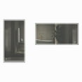 thumbnail image 5 of CB HOME  LED Bathroom Mirror, Lighted Wall Mounted Mirror, Frameless Vanity Mirror,  Anti-Fog, Dimmable,Three Color 60''X30'', 5 of 5