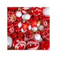 thumbnail image 4 of 42Pcs Christmas Baubles Balls Ornaments Set Color Theme Painting & Glittering Xmas Tree Pendants Decorative Hanging, 4 of 11