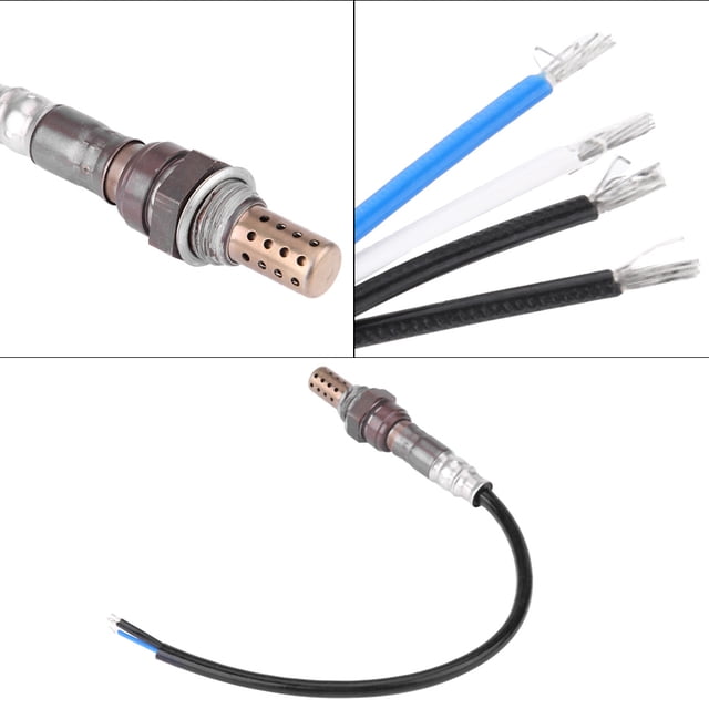 BOROCO Sensor de oxígeno, 4 Cables Universal SG450 Relación de Combustible de Aire Lambda O2 Reemplazo del Sensor de oxígeno