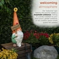 thumbnail image 4 of Alpine Corporation Gnome with "Welcome" Sign Decor, 4 of 13