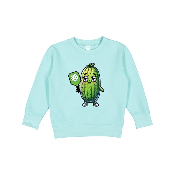 Inktastic Pickleball Funny Pickle Toddler Sweatshirt