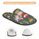 thumbnail image 3 of Fotbe Cute Animal Forest Pantuflas Peludas para Mujer con Estampado, Zapatillas de Peluche, Zapatos de Invierno para Casa, Uso Interior y Exterior-Large, 3 of 8