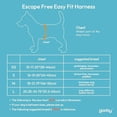 thumbnail image 4 of Gooby - Arnés de fácil Ajuste sin Escape, arnés para Perros pequeños Que Les Gusta Escapar de su arnés, Turquesa, pequeño, 4 of 5
