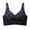 Black, variant on Women's Lace Trim Wireless Bra Seamless High Side Wings Minimizer Bralette Full Coverage Soft Support Comfort Lifting No Underwire Everyday Underwear Top Black 34