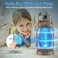 thumbnail image 4 of Bug Zapper Cordless Portable Hanging Electric Mosquito Fly Killer Trap w/ Light, 4 of 8