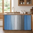 Blue Gray Ombre Cabinet Curtains 32