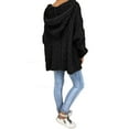 thumbnail image 6 of Cable-Knit Hooded Sweater - Casual Comfort with a Cozy Twist, 6 of 10