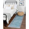 thumbnail image 3 of Unique Loom Timeless Collection Area Rug - Matthew (2' x 6' Runner, Blue/ Black), 3 of 7