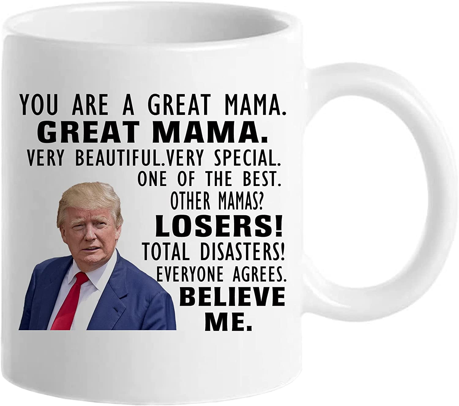 Gift for MOM Donald Trump Great Mom Funny Mug Christmas Gift 