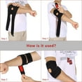 thumbnail image 4 of Arm Support Band, Elbow Sleeve for Medial Lateral Epicondyle Pain Tendonitis Arm Compression Support Ban Elbow Braces, 4 of 8