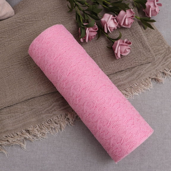 GETAJGHSD Pink Lace Ribbon Roll for DIY Decorating Sewing Crafts Wrapping and Wedding Trim