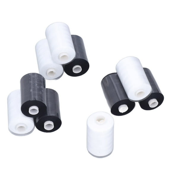 Fil à Coudre, Application Grand, Fil Polyester Noir et Blanc, Beau et Pratique pour Tailleur, pour Ménage