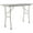 Gray Granite, variant on UrbanPro 18"W x 48"D Metal & Wood Folding Table in Black Granite