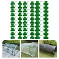 thumbnail image 4 of 30pcs Greenhouse Clips Netting Tunnel Hoop Clips Film Row Cover Double Head Clips, 4 of 6