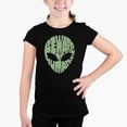 thumbnail image 1 of Girl's Word Art T-shirt - Beware of Humans, 1 of 2