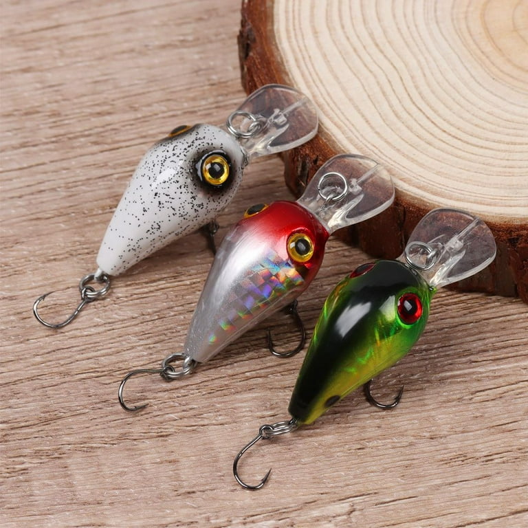 4.5cm/2.5g Float Wobbler Bass Perch ABS Floating Fishing Lure Hard Fishing  Lure Artificial Lure 4 