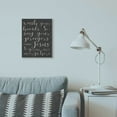 thumbnail image 3 of Stupell Industries Wash Your Hands Prayers Black and White Family Bathroom Word Design Canvas Wall Art by Daphne Polselli, 3 of 3