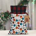 thumbnail image 5 of KLL Color Balls for Christmas Gift Bag,Christmas Burlap Goody Gift Bags with Plaid Drawstrings for Xmas Presents Holiday Party Favor Treats Candy-Black, 5 of 8