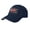 navy, variant on USA 250th Anniversary Sandwich Brim Baseball Cap, Patriotic American Hat for Men Women, Polyester, Fits 22-23" Head - crimson