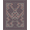 Purple Rose Gray Green, Pattern 14, variant on ODIKA 8'x10' Washable Area Rug Distressed Scroll Border Pink Mauve Boho Purple Vintage Plum Playful Expressive for Living Room, Under Sectional, Family , Durable, Non-Slip