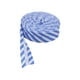 thumbnail image 1 of Matsuzay Cinta al bies de algodón para proyectos de bricolaje versátiles y de moda Cinta de ribete de serie punteada y rayada Tela de costura y artesanía Rayas azules, 1 of 6