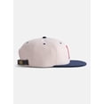 thumbnail image 2 of Free Assembly, Men's “F” Embroidered Snapback Hat with Green Satin Under Visor, Beige, 2 of 4