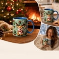 thumbnail image 6 of Trovenix Reindeer Coffee Mug 2D Ceramic Christmas Cup, Hot Cocoa Milk Tea Drinking Mug for Home Office, Festive Holiday Gift for Family, 6 of 7