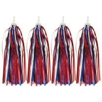 Uxcell Bike Streamers, Colorful Scooter Handlebar Tassels Grips Ribbon Accessories Decorations for Tricycle Handle Red/White/Blue