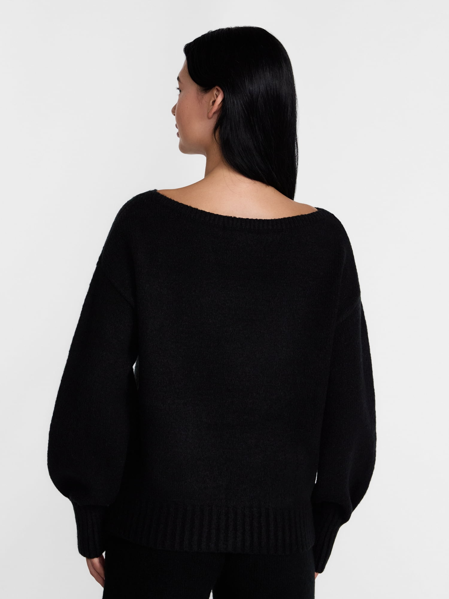 Madden NYC Women's Boatneck Graphic Sweater, Midweight, Sizes XXS-XXL