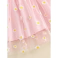 thumbnail image 6 of Bagilaanoe Toddler Baby Girl Summer Dress Flowers Print Sleeveless A-line Princess Dresses 6M 12M 18M 24M 3T 4T Kid Tulle Skirt, 6 of 7