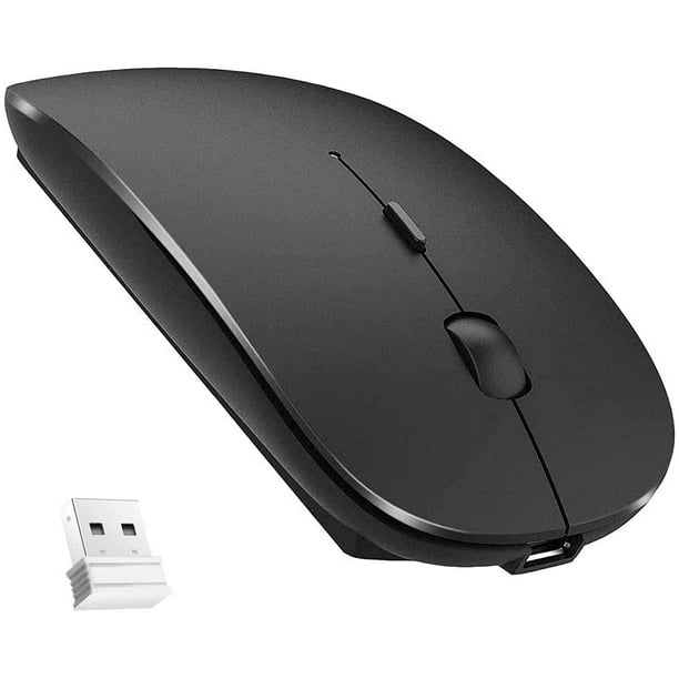 New Upgraded Slim Wireless Mouse 2.4G Silent Laptop Mouse with Nano Receiver rgonomic Wireless Mouse for Laptop Portable Mobile Optical Mice for