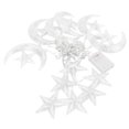 thumbnail image 3 of Guirnalda De Luces Decorativas Con Forma De Estrella Y Luna, 3,3 Yardas, 126LED, Para Festival De Ramadán, Boda, Fiesta, Hogar, Terraza, Ventana Y Jardín, 3 of 7