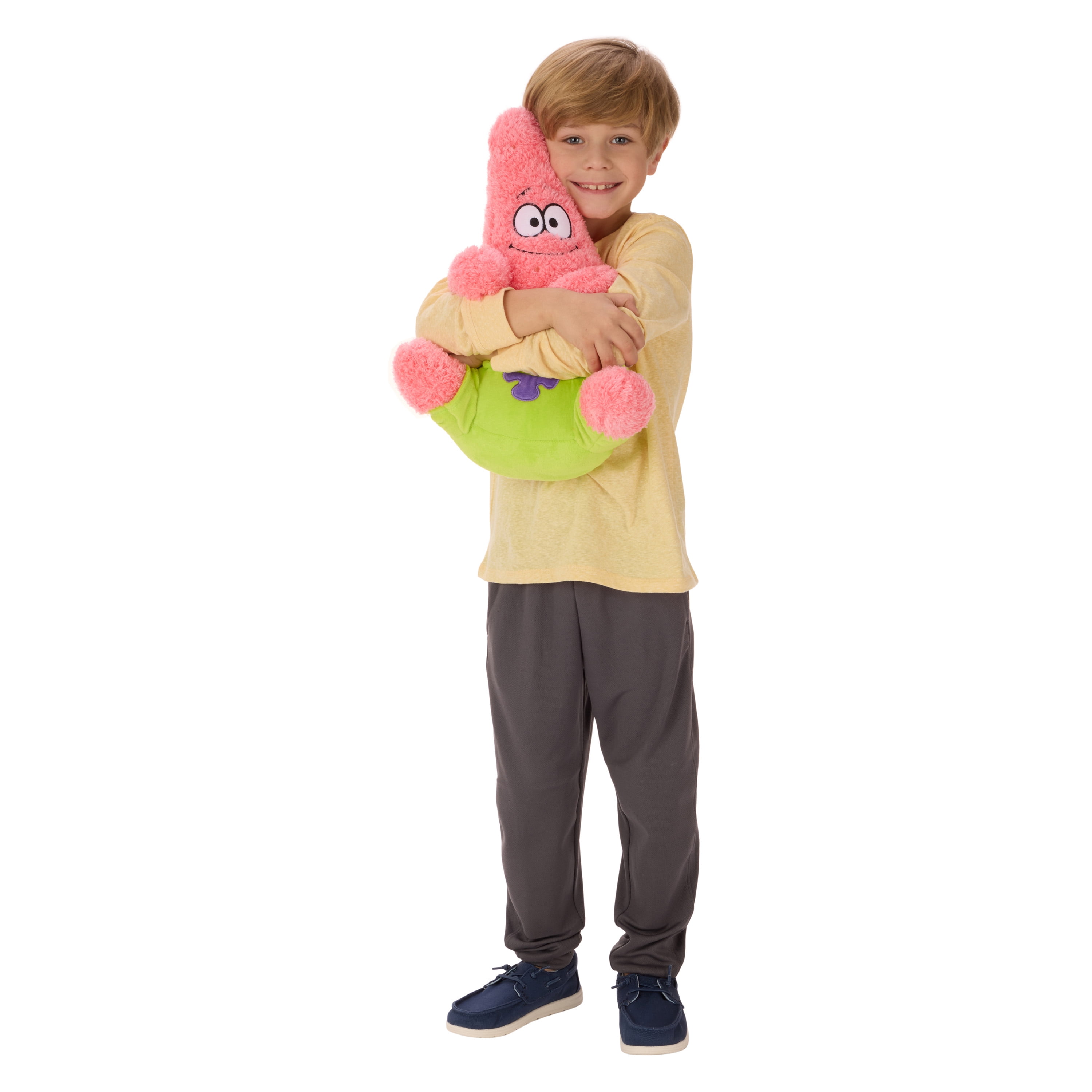 Spongebob SquarePants Patrick Kids Weighted Pillow Buddy, 3 lb Character Plush