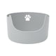 thumbnail image 4 of Bandeja de arena para gatos pequeños y grandes, lados altos, suministros para mascotas antisalpicaduras, caja de arena para inodoro frontal baja en , GRIS, 4 of 8