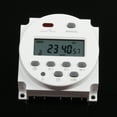 CN101B AC 12V 24V 110V 220V Digital LCD Power Timer NO NC Programmable