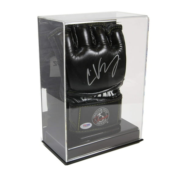 Saftgard Supplies Deluxe Acrylic Single Ufc/Mma Glove Display Case With Mirror Back