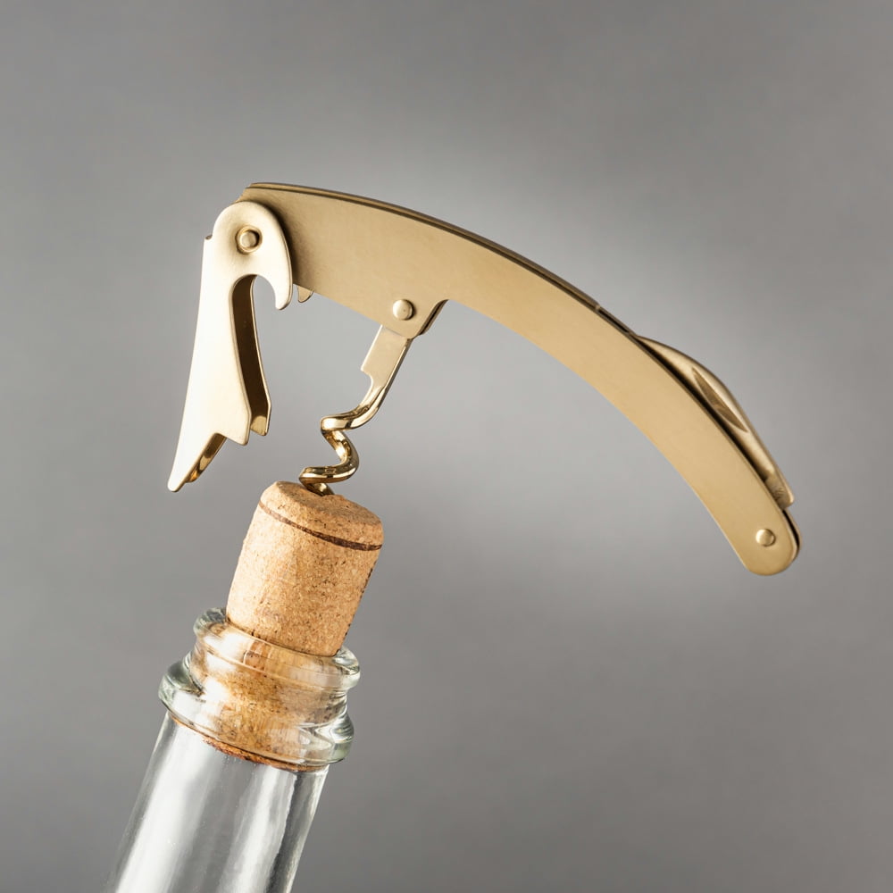 Thyme & Table Gold Waiter's Wine Corkscrew